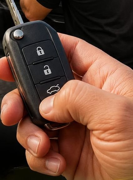 New flip key with remote programmed by Míster Keys for a customer