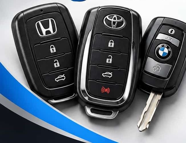 Honda, Toyota and BMW smart keys and remotes that Míster Keys can duplicate